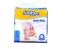 Soft Love Smart Pants Infant Diapers - Small / 6 Kg - 60 Pieces