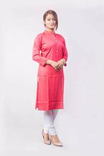 Fine rayon embroidered design Kurti only