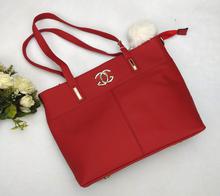 Red stylish multi-purpose hand bag for women