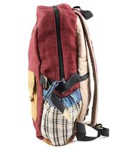Decon Maroon Brown Hemp Backpack, Rucksack, Travelpack
