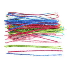 Multicolored Shiny Pipe- Cleaner Sticks For Crafts
