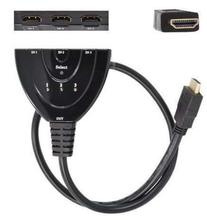 3 In 1 Black HDMI Switch