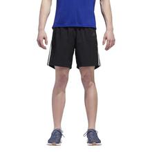 Adidas Black/White Running 3-Stripes Shorts For Men - DM1666