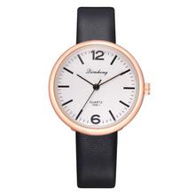 FashionieStore Ladies wristwatch Fashion Casual Girls Ladies Leather Simple Dial Quartz Analog Wrist Watches