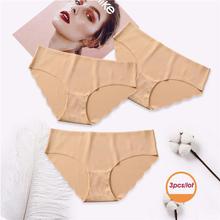 3Pcs/lot Seamless Panty Set Underwear Female Comfort