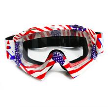 Anti-fog goggles Motorcycle Riding Sports Snowboard Goggles Transparent in red and white color