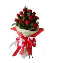 Valentine Cozy Love with Red Rose Bouquet