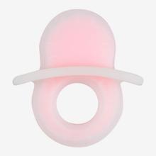 BuddsBuddy Pink Premium Silicone Baby Ring Teether (1pc)