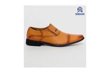 Shikhar Shoes 2921 Leatherite Slip On Formal Shoes For Men- Tan