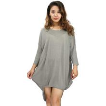 Grey Highlow Cashmere Top For Women