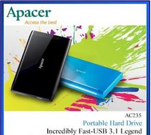 Apacer 1 TB Portable Shock proof External Hard Drive with USB 3.1