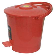 Bagmati Red Plastic Small Paddle Bin