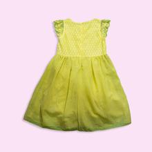 Kapadaa: Joshua Tree Yellow Color Party Dress For Girls