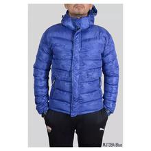 Hi-Fashion Silicon Hooded Jacket For Men-Blue