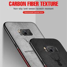 Soft Cloth Back Case Cover For Samsung Galaxy S7 Edge S9 S8 Note 9 8