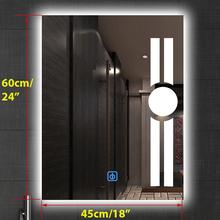 Bathroom Mirror With LED Light 45cm * 60 cm