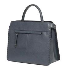 Da Milano Women Leather Handbag – Blue