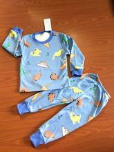 Baby Pajamas Set Children Winter Thick  Sleepwear Long Sleeve Kids Cartoon Nightwear Boys Clothes Clothing