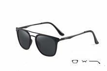 GREY JACK Polarized Black Lens Club Master Design Wayfarer Sunglasses (Unisex)