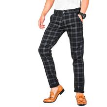 Virjeans Stretchable Cotton Check Black Chinos Pant for Men (VJC 715) 1