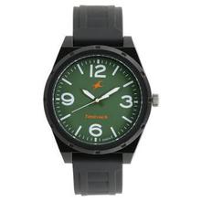 Fastrack  Green Dial Analog Watch For Men - (Black)-38040PP03