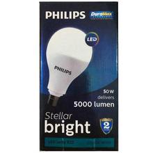 Philips Stellar Bright Base E72 50-Watt LED Bulb - (Warm White Light)