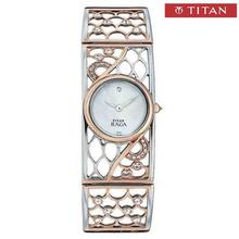 Titan White Dial Analog Watch For Men - 1802SL02