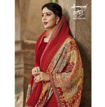 Fancy Red Georgette Saree for Women 