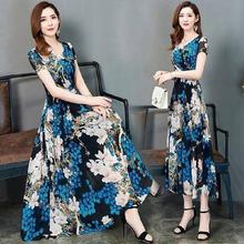 Summer dress _ Korean version of the printed dress in the