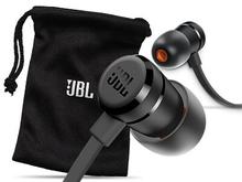 JBL T290 In-Ear Headphones Wired 3.5mm With Mic, Flat Cord With Universal Remote, Pure Bass Sound