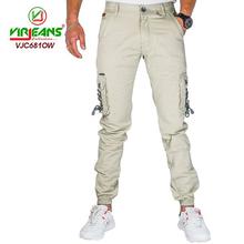 Virjeans Cotton Box Joggers (Zipper Bottom) (VJC 681) OFF white