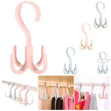 Creative 360 Degrees Rotate Hook Belt Tie Bag Scarf Closet Organizer Holder