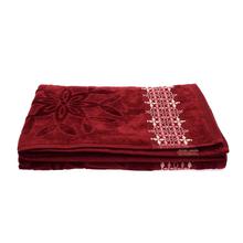 Morgan 70 x 145 cm Bath Towel (Dark Maroon)