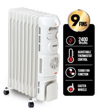 Sanford SF12100H 2400W 9Fin Oil Heater With Turbo Fan