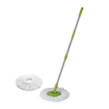 Mop Handle Set With 2 Refill Mop - Green