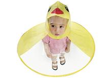 UFO Children Umbrella Hat Magical Hands Free Raincoat