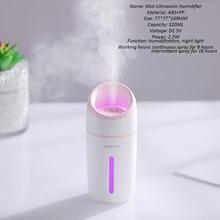 320ML Ultrasonic Air Humidifier Aroma Diffuser with Colorful