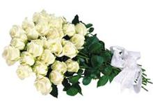 White rose Love Bunch - 26 Roses