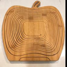 Apple Shape Bamboo Fruit Basket