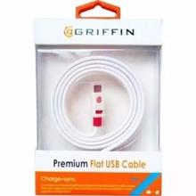 Griffin Premium Flat USB Cable For Iphone- 1m