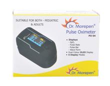 Dr. Morepen Finger Pulse Oximeter - Black