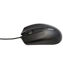 Rapoo N1010 Big Footprint USB Mouse -(Black)