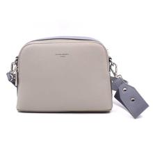 David Jones Light Grey/Blue  Synthetic Sling Bag For Women