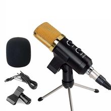 Professional Condenser Microphone With Studio Quality Sound Reproduction-Black