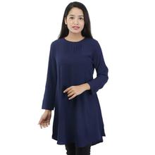 Solid Flared Long Top For Women