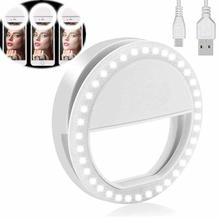 Rechargable 3 Mode Selfie Ring Light