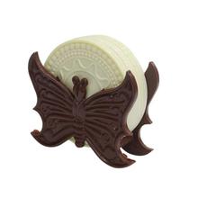 Neo Butterfly Plastic Tea Coaster Set