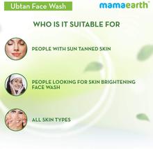 Mamaearth Ubtan Facewash for tan removal, 100ml