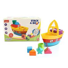 Multicolor Stack A Boat Building Toy For Kids