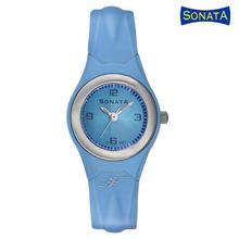 Sonata 8945Pp04 Blue Dial Analog Watch For Women